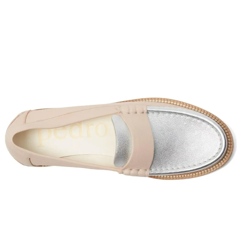 PEDRO GARCIA STINA BUFF-SILVER ACCENT EU 38 (US WOMEN'S 8) M